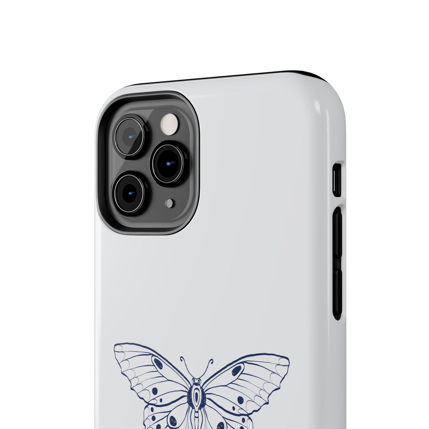 Farfalla Tough Phone Case - Butterfly Design, Protective Cover, Hard Shell Case, Stylish Smartphone Accessories, Gift for Tech Lovers