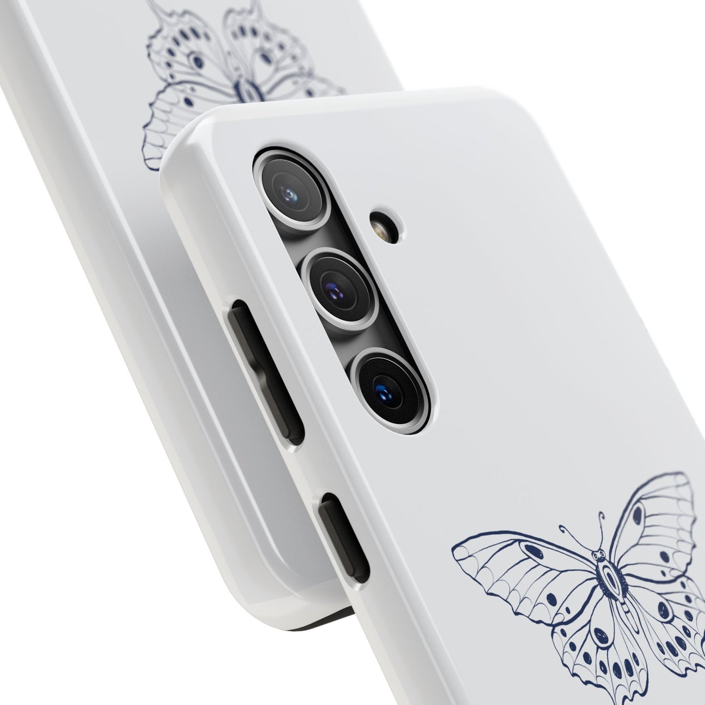 Farfalla Tough Phone Case - Butterfly Design, Protective Cover, Hard Shell Case, Stylish Smartphone Accessories, Gift for Tech Lovers