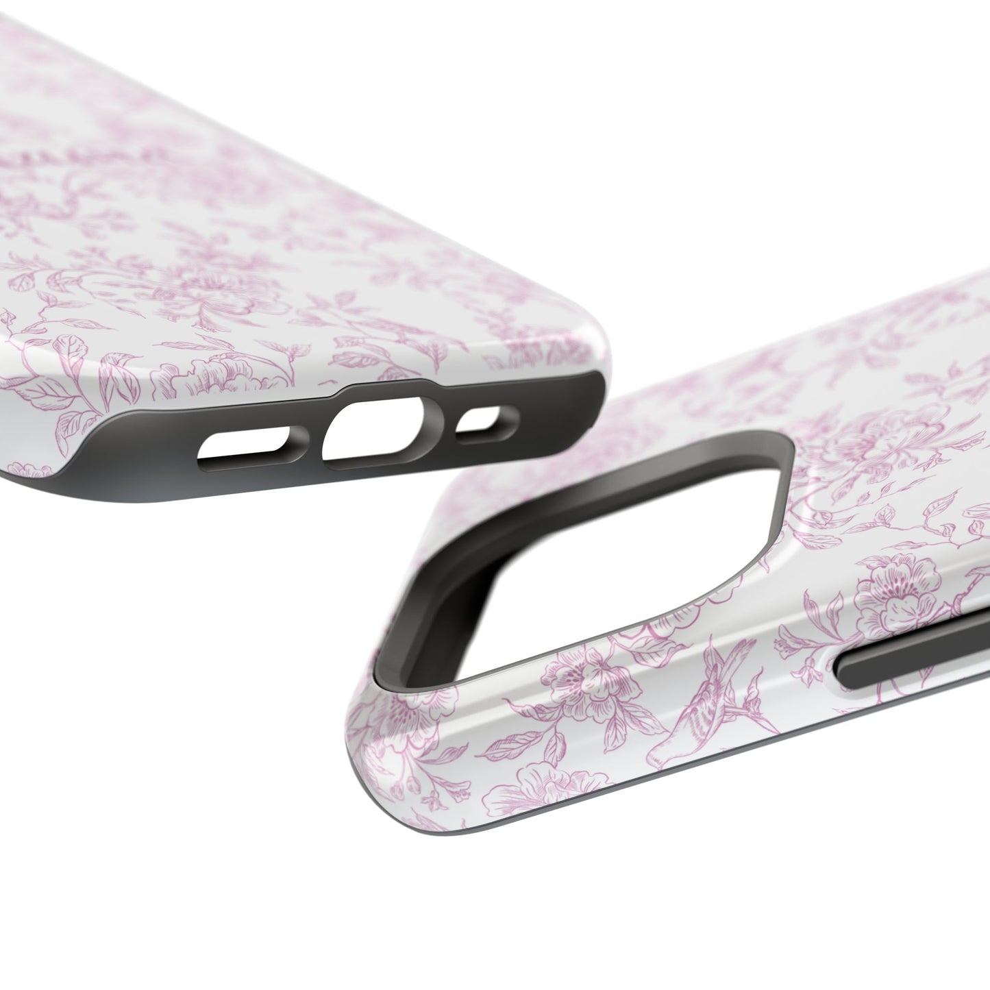 Chic Floral Magnetic Phone Case for Moms, Personalized Phone Cover, Stylish Tough Phone Case, Mother's Day Gift, Custom Phone Case