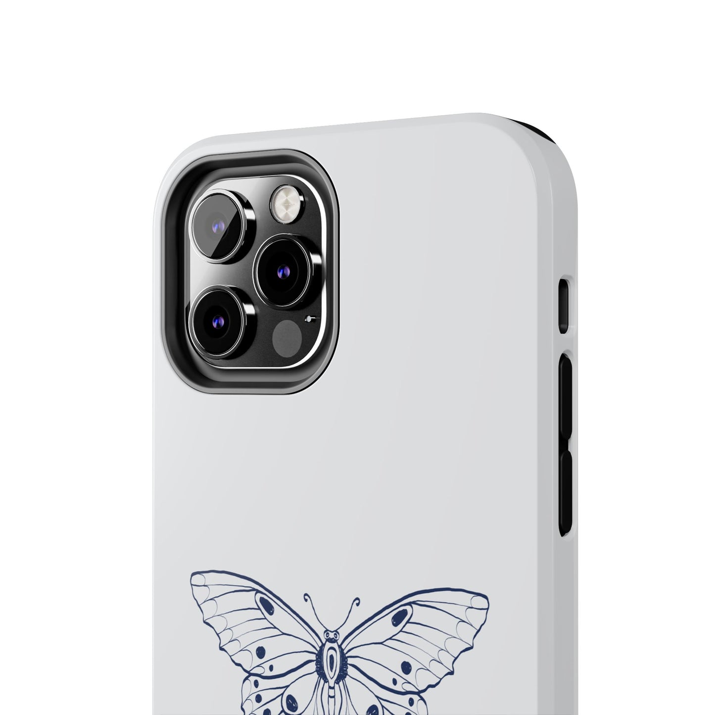 Farfalla Tough Phone Case - Butterfly Design, Protective Cover, Hard Shell Case, Stylish Smartphone Accessories, Gift for Tech Lovers