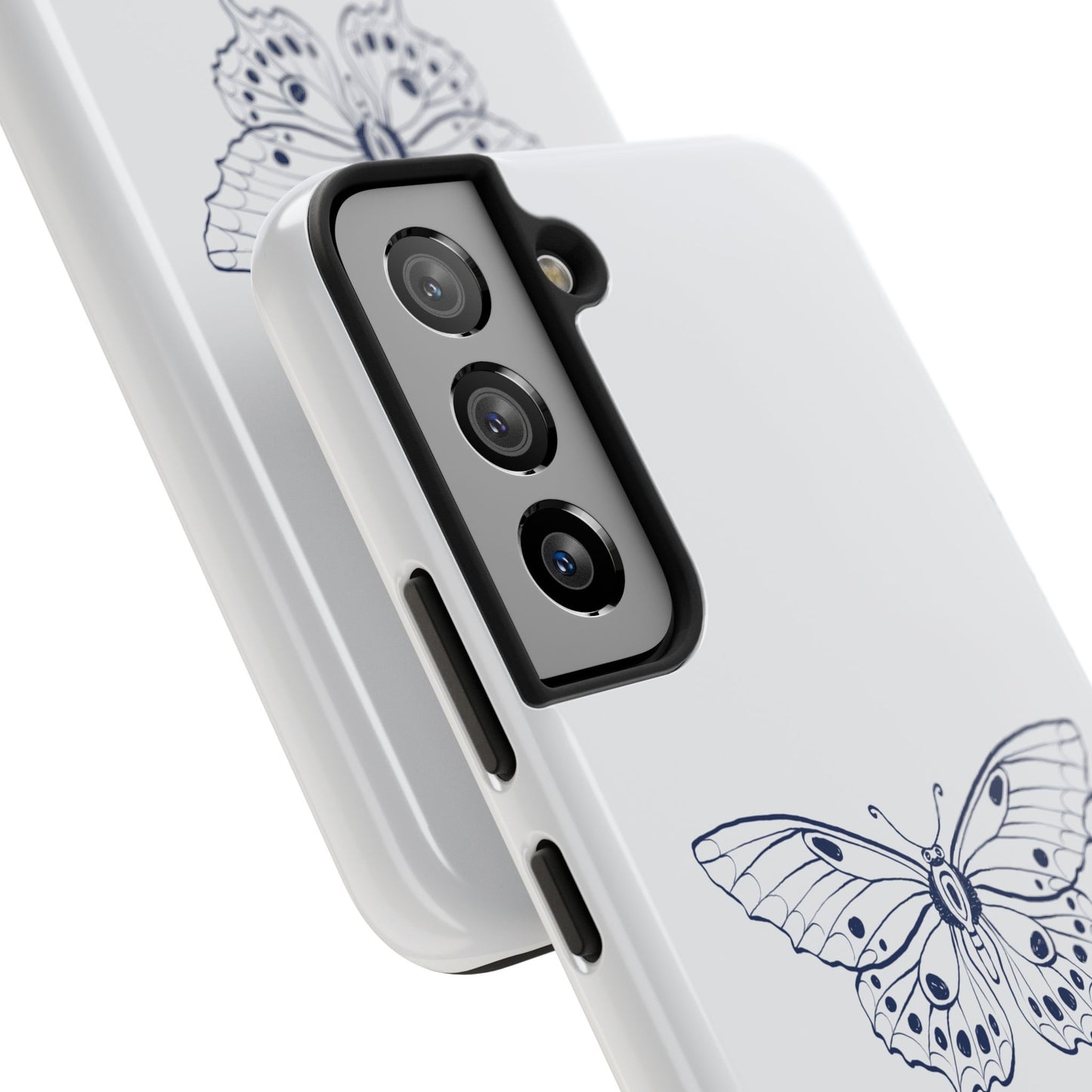 Farfalla Tough Phone Case - Butterfly Design, Protective Cover, Hard Shell Case, Stylish Smartphone Accessories, Gift for Tech Lovers