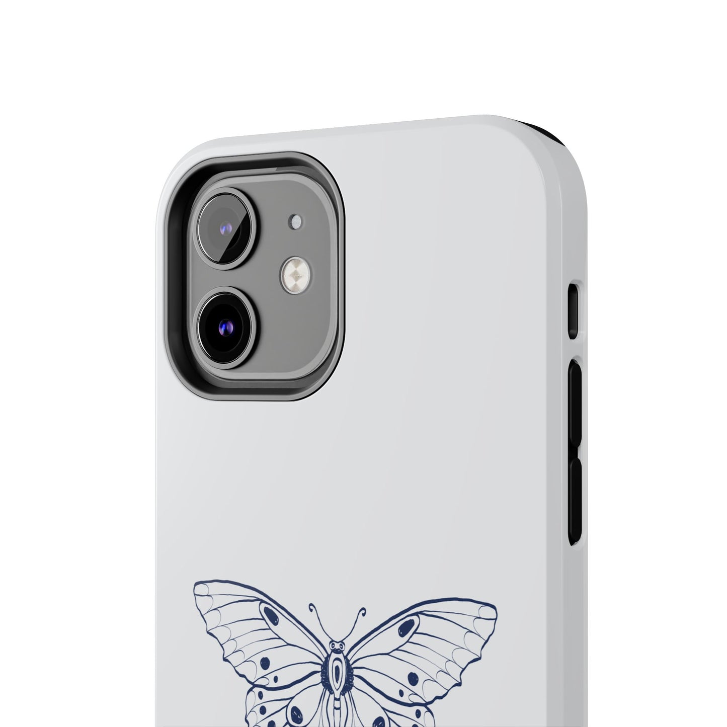 Farfalla Tough Phone Case - Butterfly Design, Protective Cover, Hard Shell Case, Stylish Smartphone Accessories, Gift for Tech Lovers