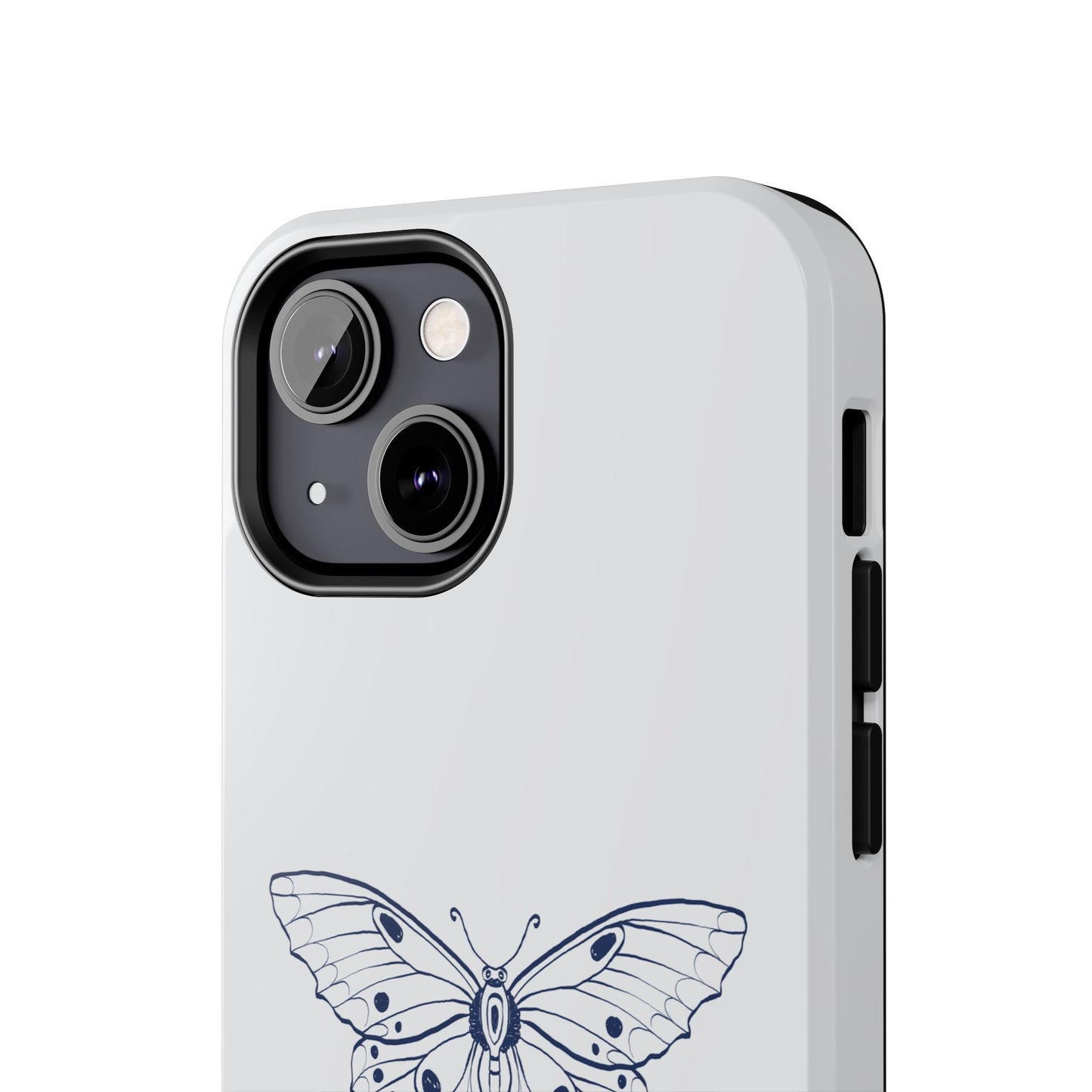 Farfalla Tough Phone Case - Butterfly Design, Protective Cover, Hard Shell Case, Stylish Smartphone Accessories, Gift for Tech Lovers