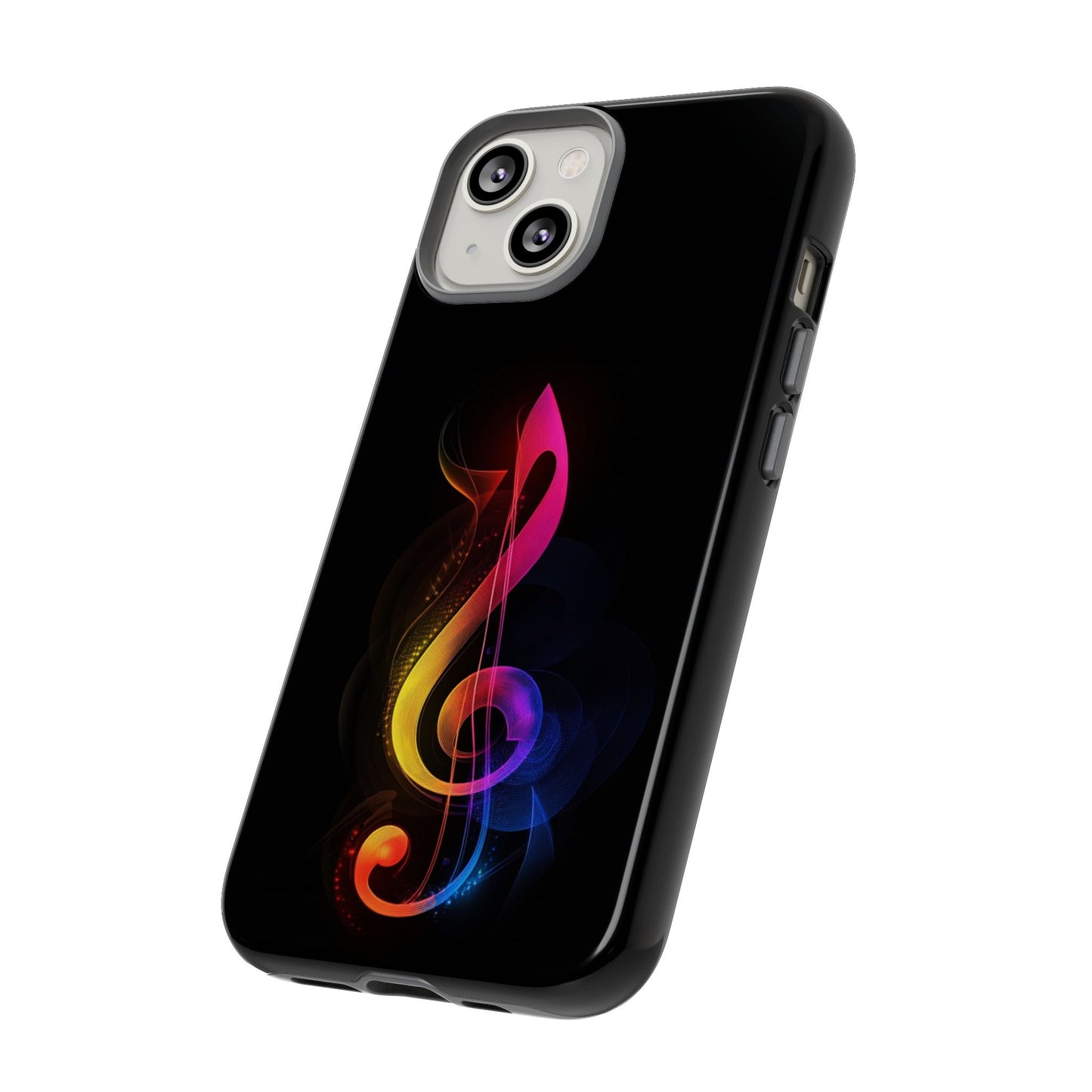 Colorful Music Note Phone Case, Unique Gift for Music Lovers, Flexible Tough Case, Smartphone Accessory, Personalized Music Gifts